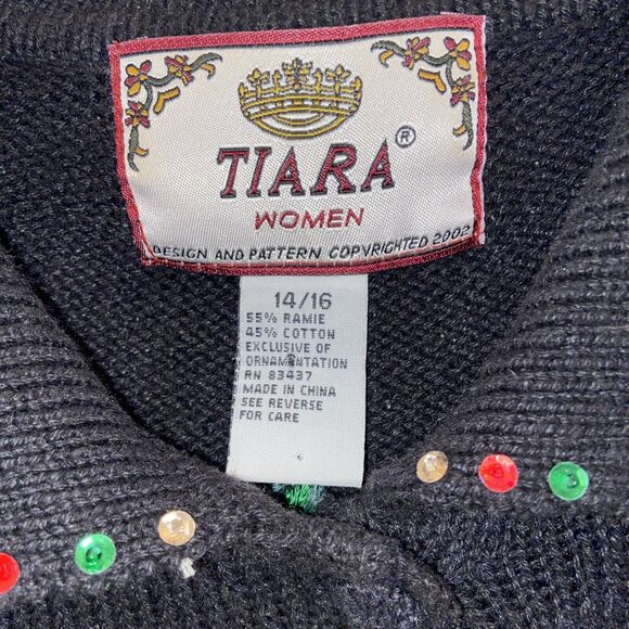 Heirloom Collectibles Vintage Christmas Santa Sweater Size 14/16 - Picture 5 of 16